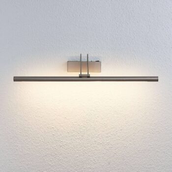 Lindby LED obrazové svetlo Mailine, 69 cm, nikel, vypínač