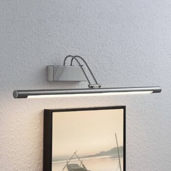 Lindby LED obrazové svetlo Mailine, 69 cm, nikel, vypínač