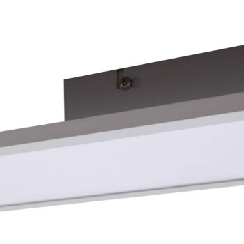 Lindby LED panel Enhife, biely, 80 x 20 cm, kov, 4 000 K
