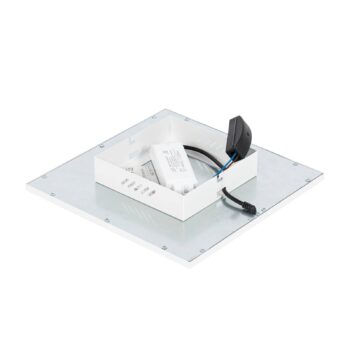 Lindby LED panel Lamin, biely, 30 cm, CCT, stmievateľný, diaľkové ovládanie