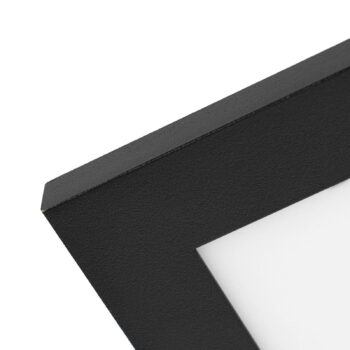Lindby LED panel Lamin, čierny, 30 cm, CCT, stmievateľný, diaľkové ovládanie