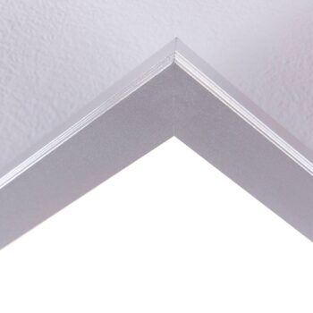 Lindby LED panel Livel, 4000K, 120cm x 30cm, strieborný, kov
