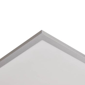 Lindby LED panel Livel, 4000K, 40 cm x 40 cm, strieborný, kov