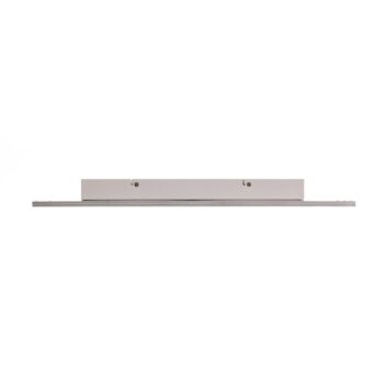 Lindby LED panel Livel, 4000K, 62 cm x 62 cm, strieborný, kov
