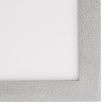 Lindby LED panel Livel, 4000K, 62 cm x 62 cm, strieborný, kov