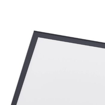 Lindby LED panel Nelios, 120 x 60 cm, CCT, čierny, kov