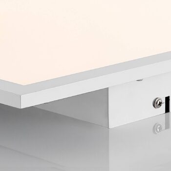 Lindby LED panel Quais, 40 x 40 cm, biely, hliník, 4 000 K