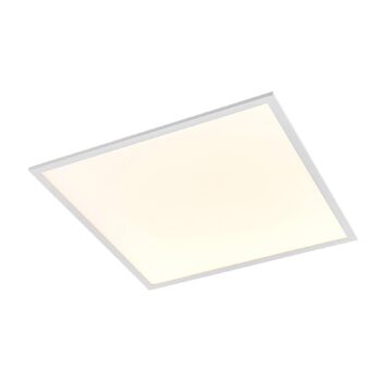 Lindby LED panel Quais, 60 x 60 cm, biely, hliník, 4 000 K