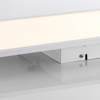 Lindby LED panel Quais, 80 x 30 cm, biely, kov, 4 000K
