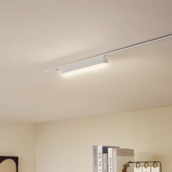 Lindby LED pásik 48 V Lumaro, biely, 10 W, plastový, stmievateľný