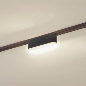 Lindby LED pásik 48 V Lumaro, čierny, 5 W, plastový, stmievateľný