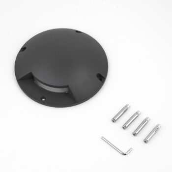 Lindby LED podlahové bodové svietidlo Cormac, 1 svetlo, Ø 21 cm, IP67