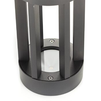 Lindby LED podstavné svetlo Jordis, 22 cm, antracit, hliník