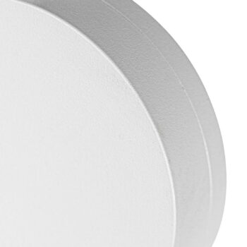 Lindby LED reflektor 48 V Lumaro, biely, Ø 7,3 cm, hliník, stmievateľný