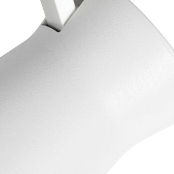 Lindby LED reflektor 48 V Lumaro, biely, Ø7cm, plast, stmievateľný