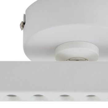 Lindby LED reflektor Eldrin, biely, 1-svetelný, svetelné body