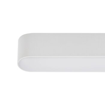 Lindby LED reflektor Eldrin, biely, 1 svetlo, svetelný pás