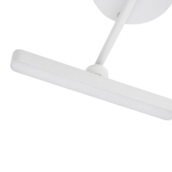 Lindby LED reflektor Eldrin, biely, 2 svetlá, svetelný pás