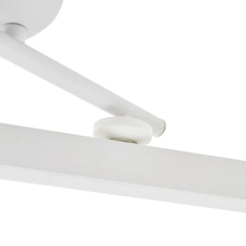 Lindby LED reflektor Eldrin, biely, 2 svetlá, svetelný pás