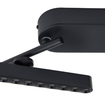 Lindby LED reflektor Eldrin, čierny, 4 svetlá, svetelné body
