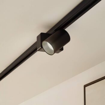 Lindby LED reflektor Linaro/Brinja, čierny, 1-fázový