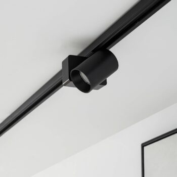 Lindby LED reflektor Linaro/Brinja, čierny, 1-fázový