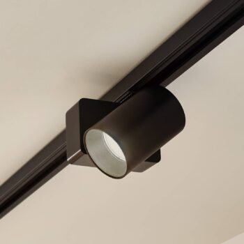 Lindby LED reflektor Linaro/Brinja, čierny, 1-fázový