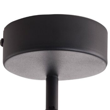 Lindby LED reflektor Manel, čierny, železo, výška 18 cm