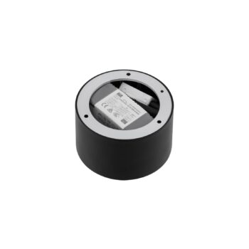 Lindby LED reflektor Nivoria, 11 x 7 cm, čierny, kov