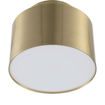 Lindby LED reflektor Nivoria, 11 x 9 cm, zlatá farba, kov