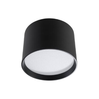 Lindby LED reflektor Nivoria, Ø 12 cm, 15 W, čierny, kov