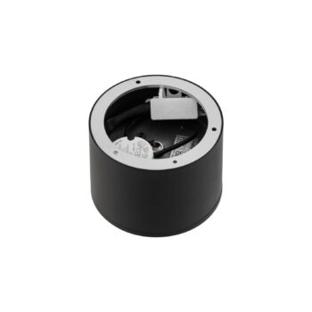 Lindby LED reflektor Nivoria, Ø 12 cm, 15 W, čierny, kov