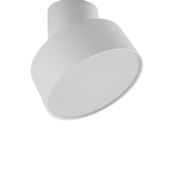 Lindby LED reflektor Nivoria, Ø 14 cm, biely, otočný