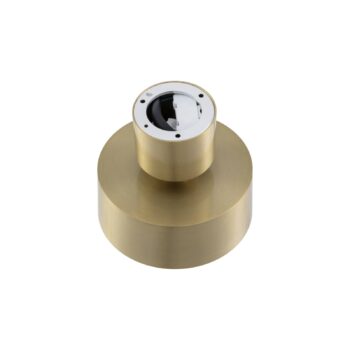 Lindby LED reflektor Nivoria, Ø 14 cm, zlatá farba, otočný