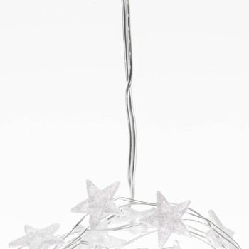Lindby LED rozprávkové svetlá Motje, hviezdy, 30 svetiel, 320 cm, IP20