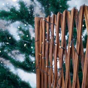 Lindby LED rozprávkové svetlá Parrik, 100 svetiel, 1 m, časovač