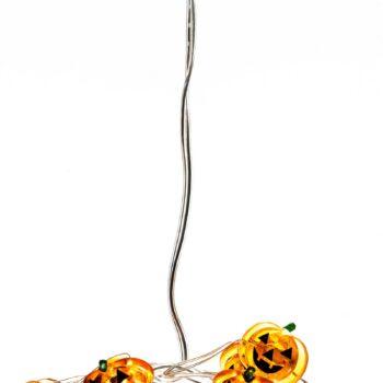 Lindby LED rozprávkové svetlá Titciana, tekvica, Halloween, 320 cm