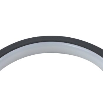 Lindby LED solárne osvetlenie zemného hrotu Syrene, 18 cm, čierna farba,