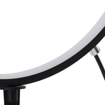 Lindby LED solárne osvetlenie zemného hrotu Syrene, 45 cm, čierna farba, hliník
