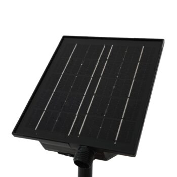 Lindby LED solárne svetlo Freydis, sada 5 ks, čierna farba, 2 000 K