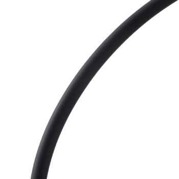 Lindby LED stojacia lampa Maori, 140 cm, čierna, CCT, stmievateľná