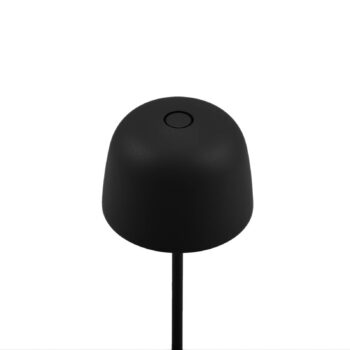 Lindby LED stolová lampa Arietty, čierna, stmievateľná, IP65