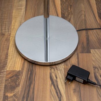 Lindby LED stropná podložka Malea, 180 cm, chróm, kov