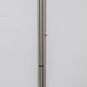 Lindby LED stropná podložka Malea, 180 cm, nikel, kov