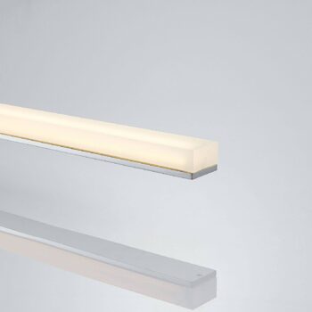 Lindby LED stropné kúpeľňové svietidlo Levke, 116 cm, stmievateľné, IP44