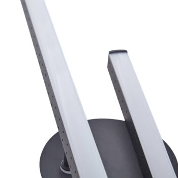 Lindby LED stropné svietidlo Aurendor, 135 cm, čierna farba, kov