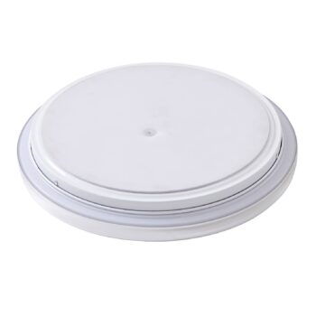 Lindby LED stropné svietidlo Comora, Ø 35 cm, biele, IP44, 3000K