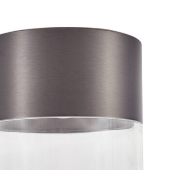 Lindby LED stropné svietidlo Dalila, čierne, Ø 10 cm, hliník