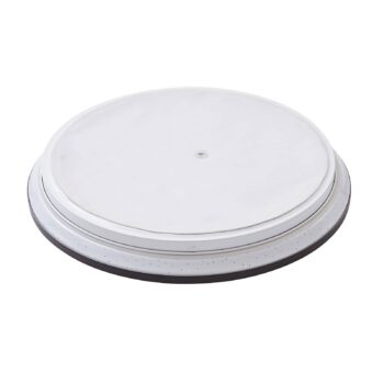 Lindby LED stropné svietidlo Glane, Ø 38 cm, čierna/biela, IP44