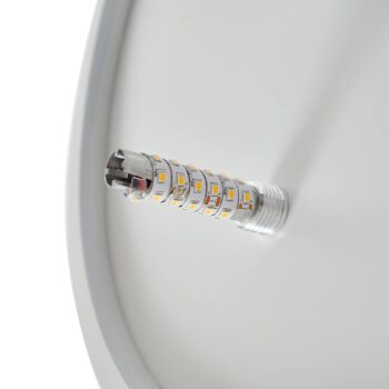 Lindby LED stropné svietidlo Kosmo, 40 cm, biela, kov, zem